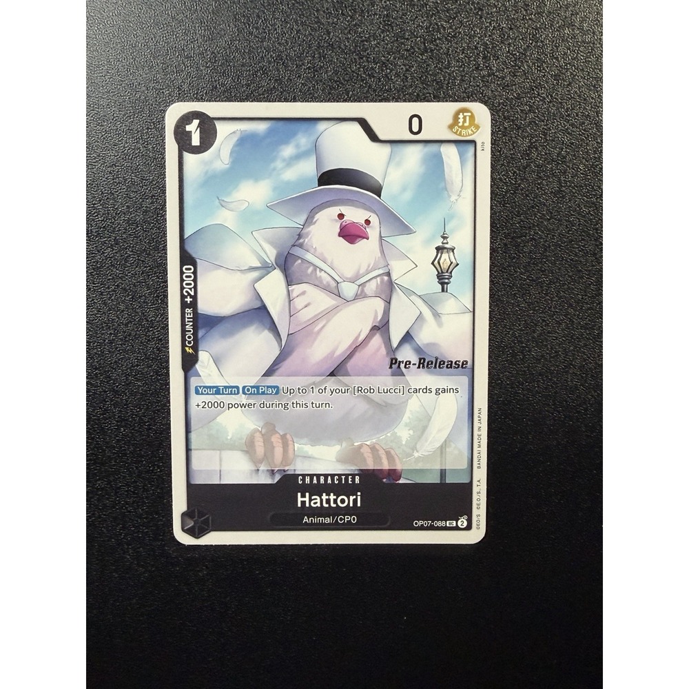 One Piece Card Game - Hattori (OP07-088) Prerelease Promo English T